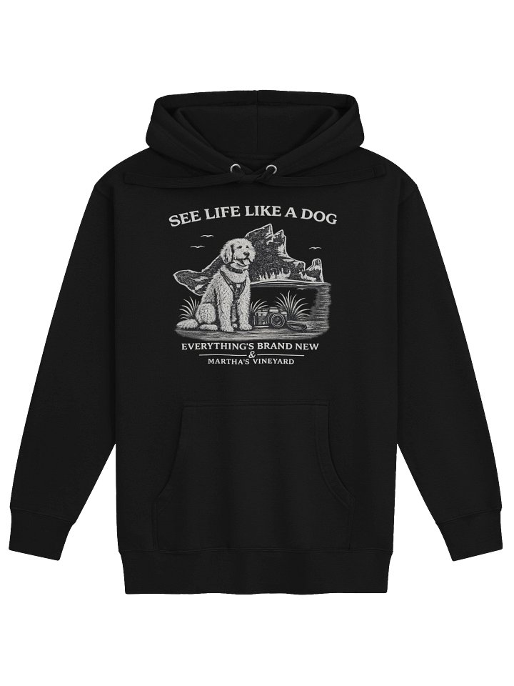 See Life Like a Dog Sweatshirt Dark Colors product image (1)