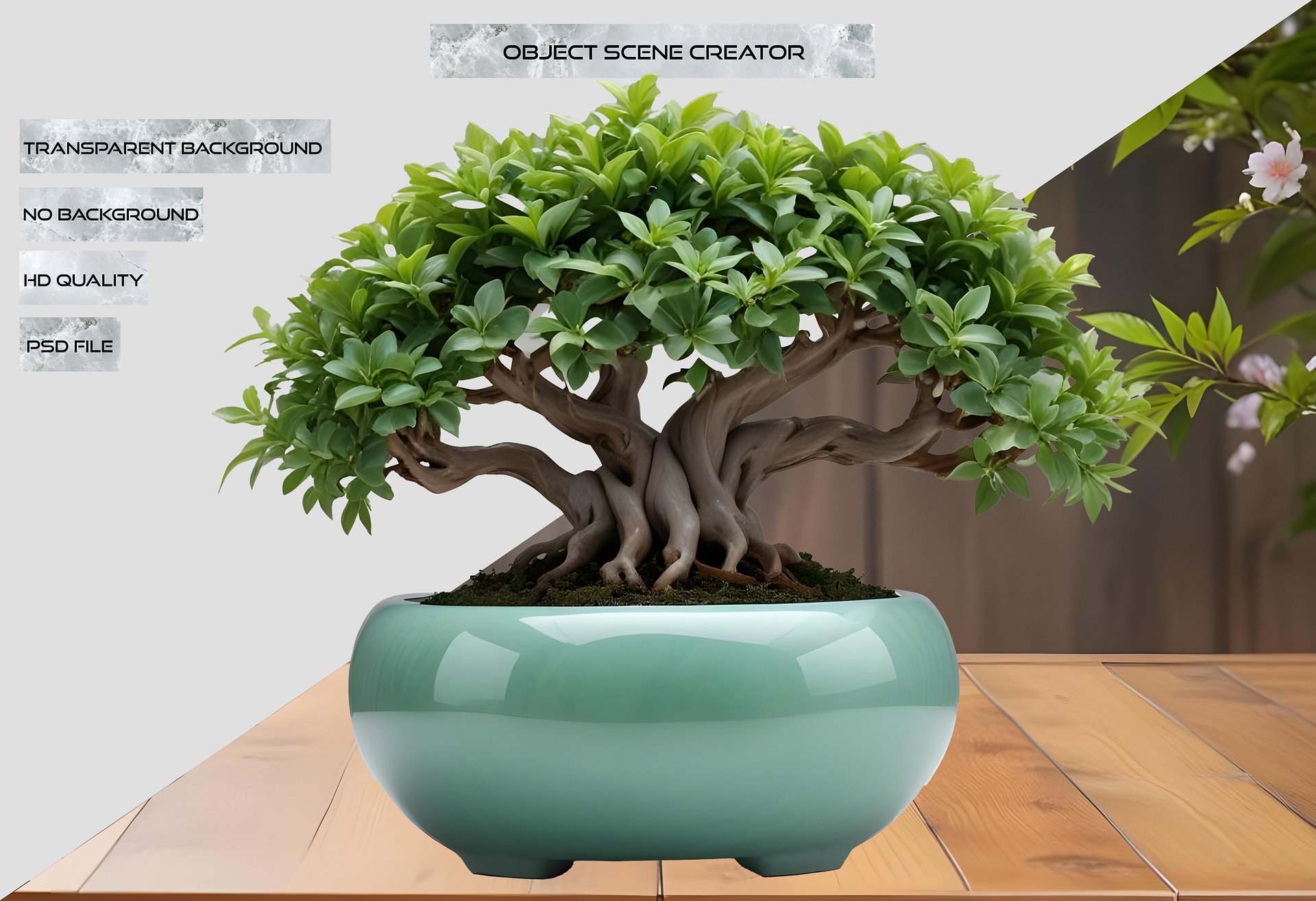Jade Signature – Bonsai PNG product image (2)
