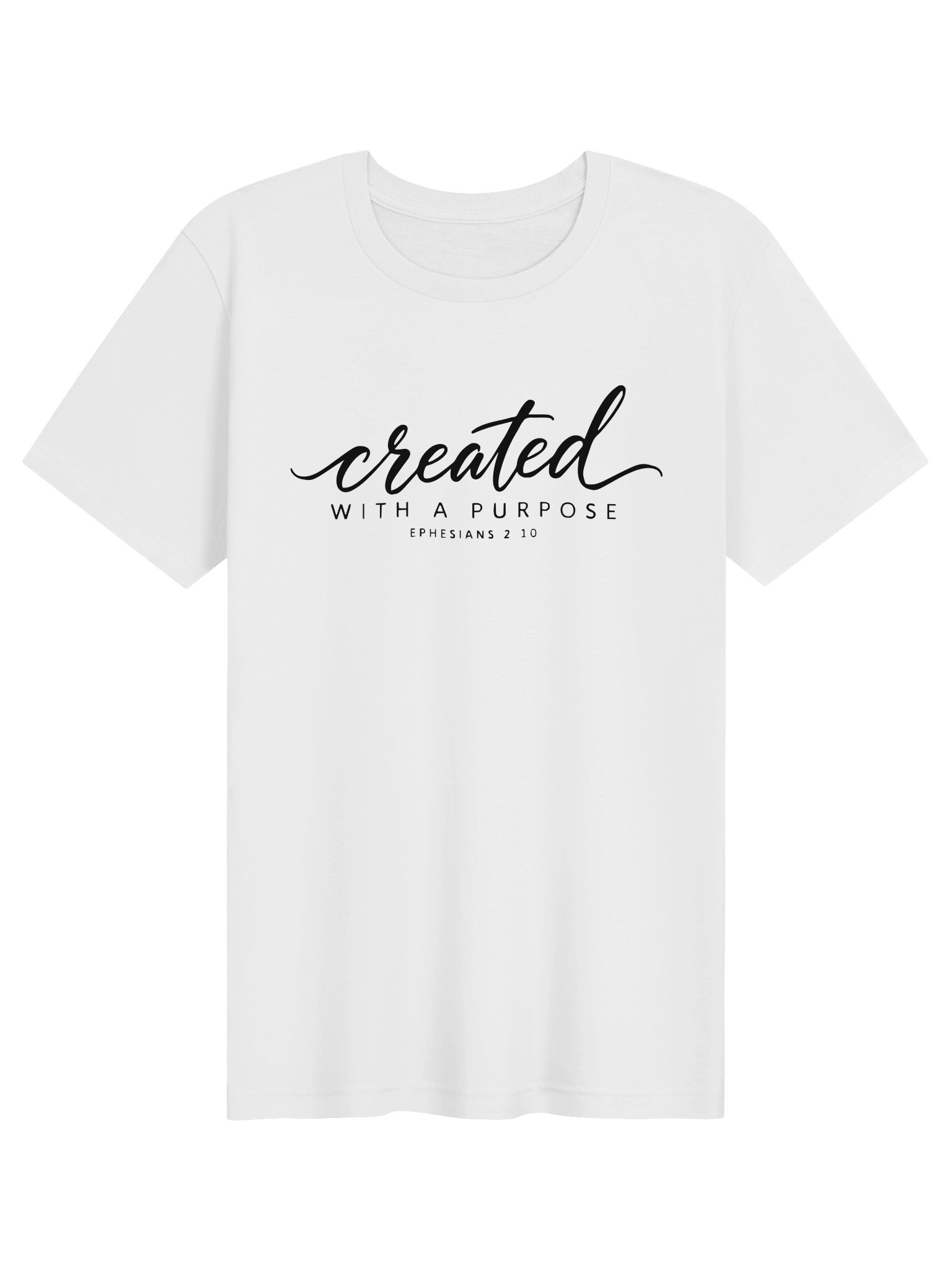 Created With A Purpose Graphic T-Shirt | Unisex Bible Verse Tee product image (1)