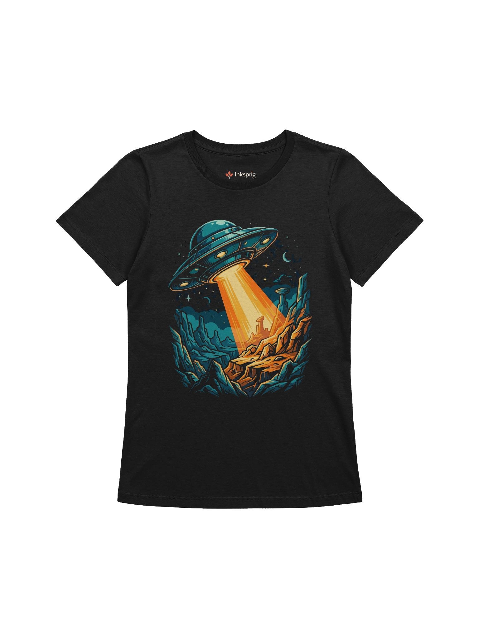 Orange Beam UFO Relaxed Tee product image (4)