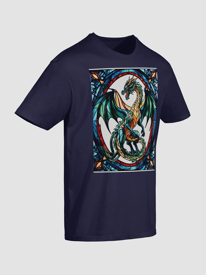 Majestic Stained Glass Dragon: A Mythical product image (2)