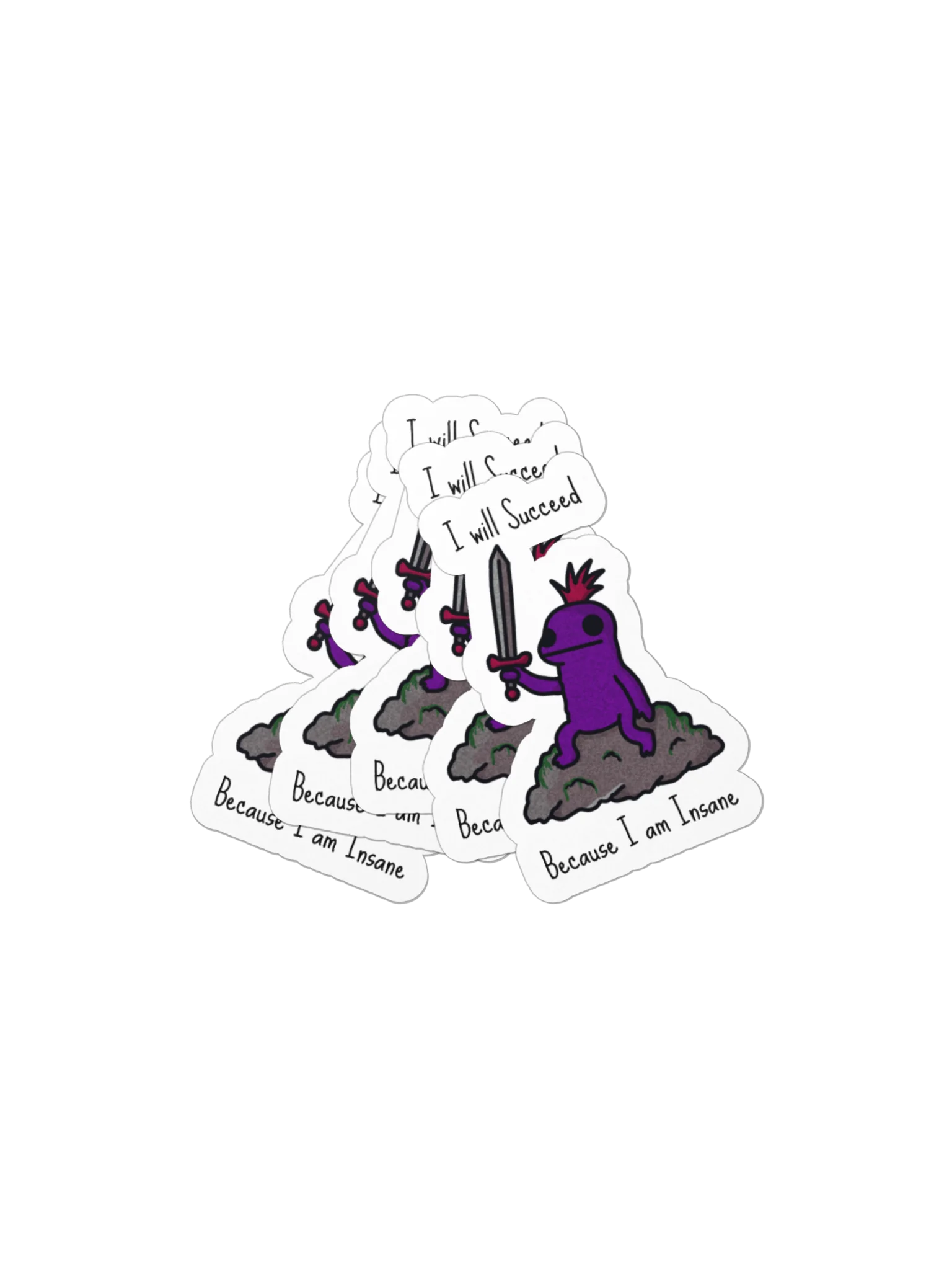 "I Will Succeed" Jeremy Sticker product image (13)
