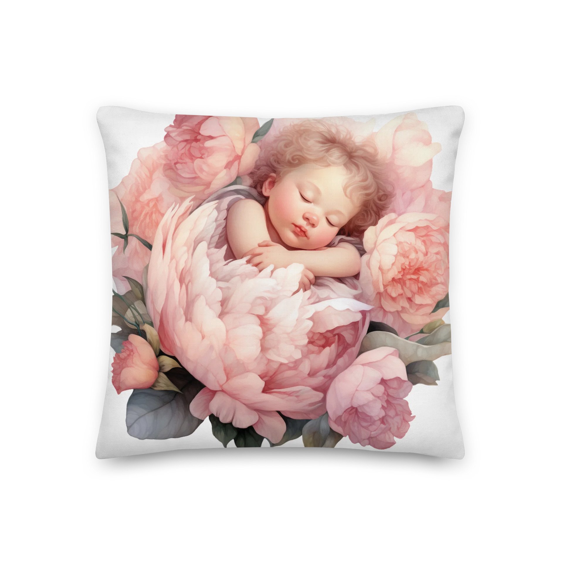 Baby Peony Angel Cushion product image (1)