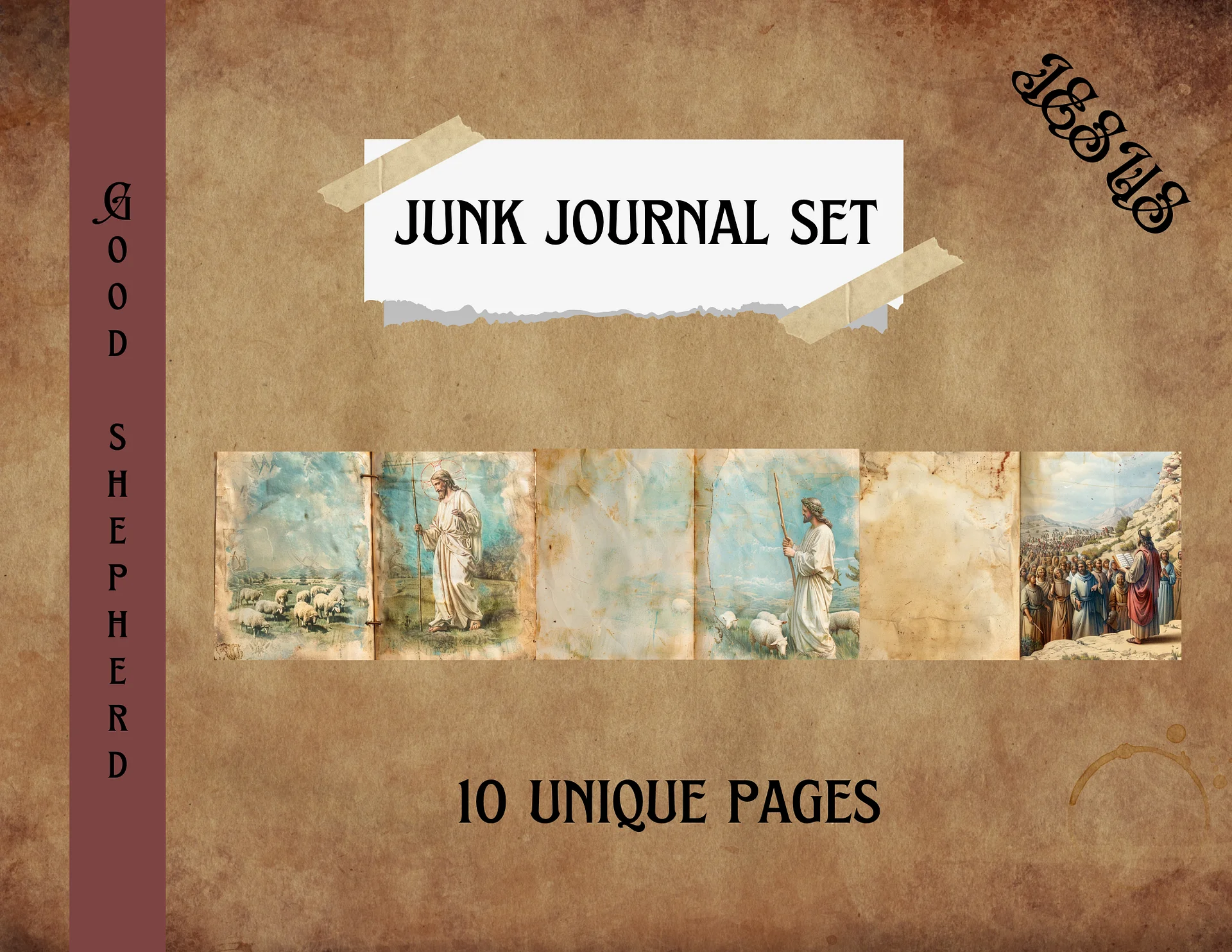 Jesus is the Good Shepherd - Junk Journal Pages product image (1)
