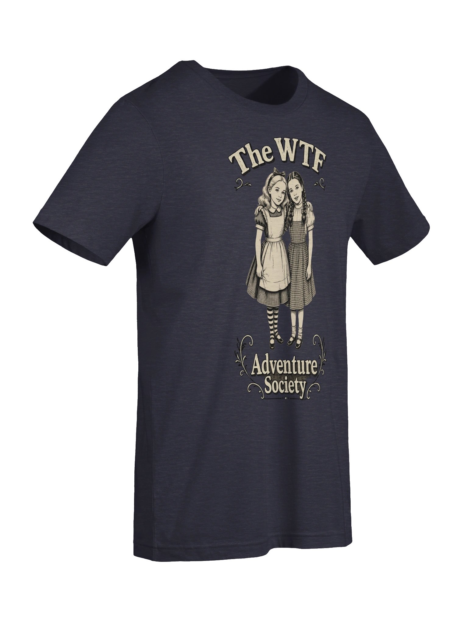Alice & Dorothy WTF Adventure Society Shirt, Funny Retro Bookish Tee product image (8)