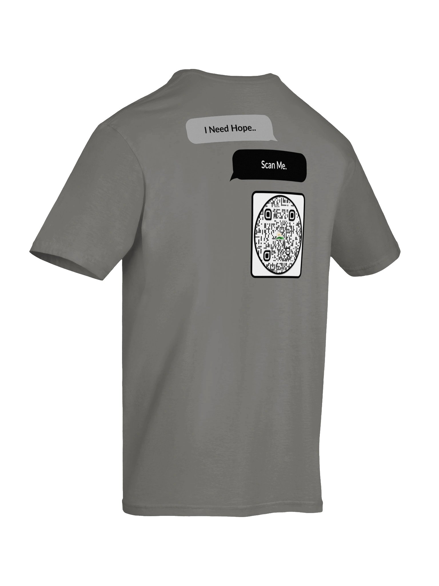 “I Need Hope…” QR Code T-Shirt product image (4)