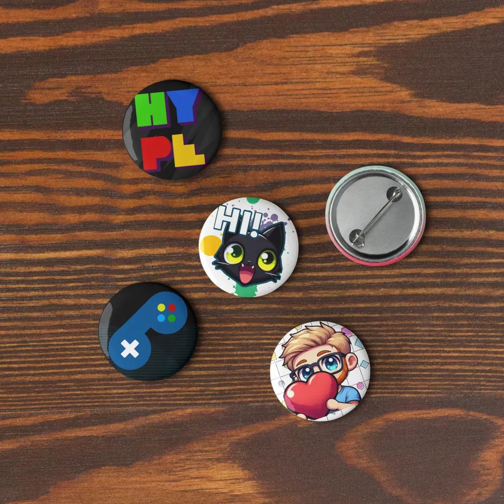 Twitch Emote Pin Buttons Set product image (3)