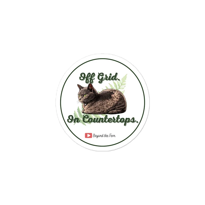 Off Grid. On Countertops. Sticker product image (2)