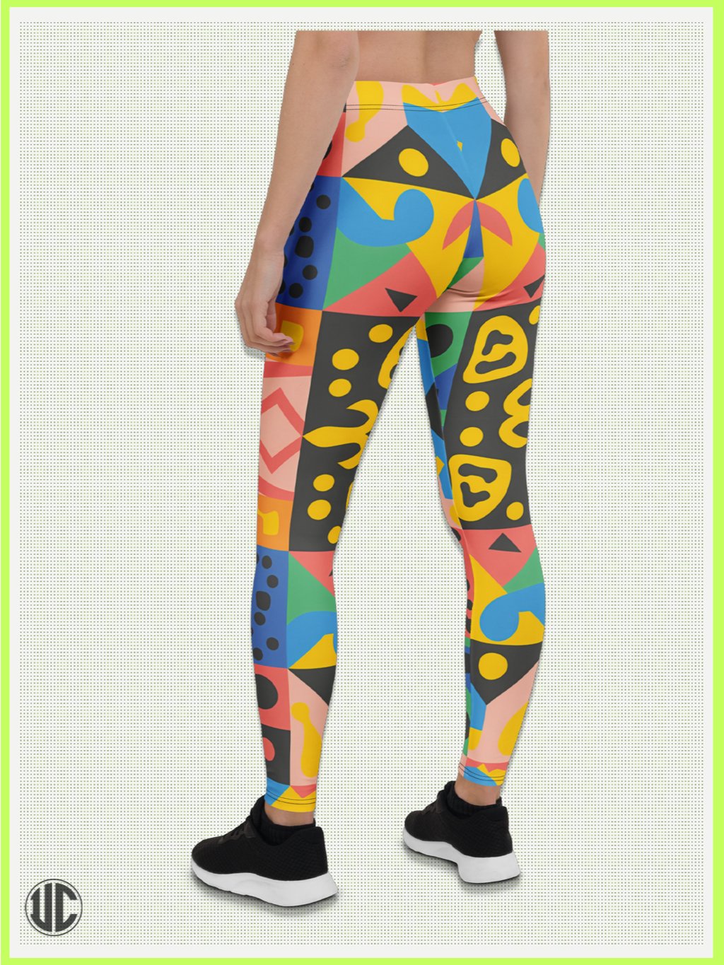 Vivid Memphis Style – Women’s Leggings product image (2)