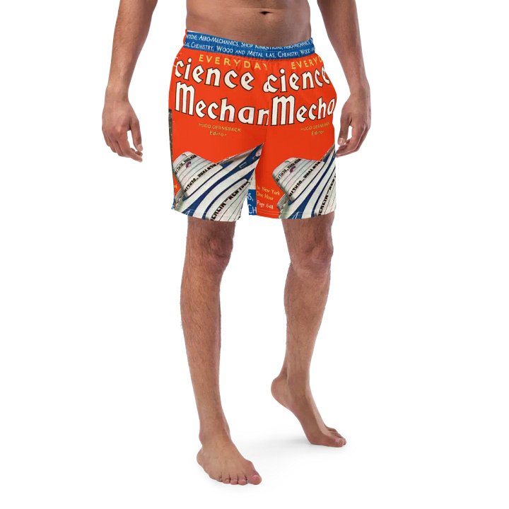 Retro Aero-Mechanics Swim Trunks product image (2)