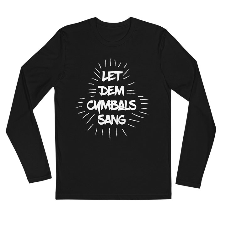Let Dem Cymbals Sang Long Sleeve - Black product image (1)