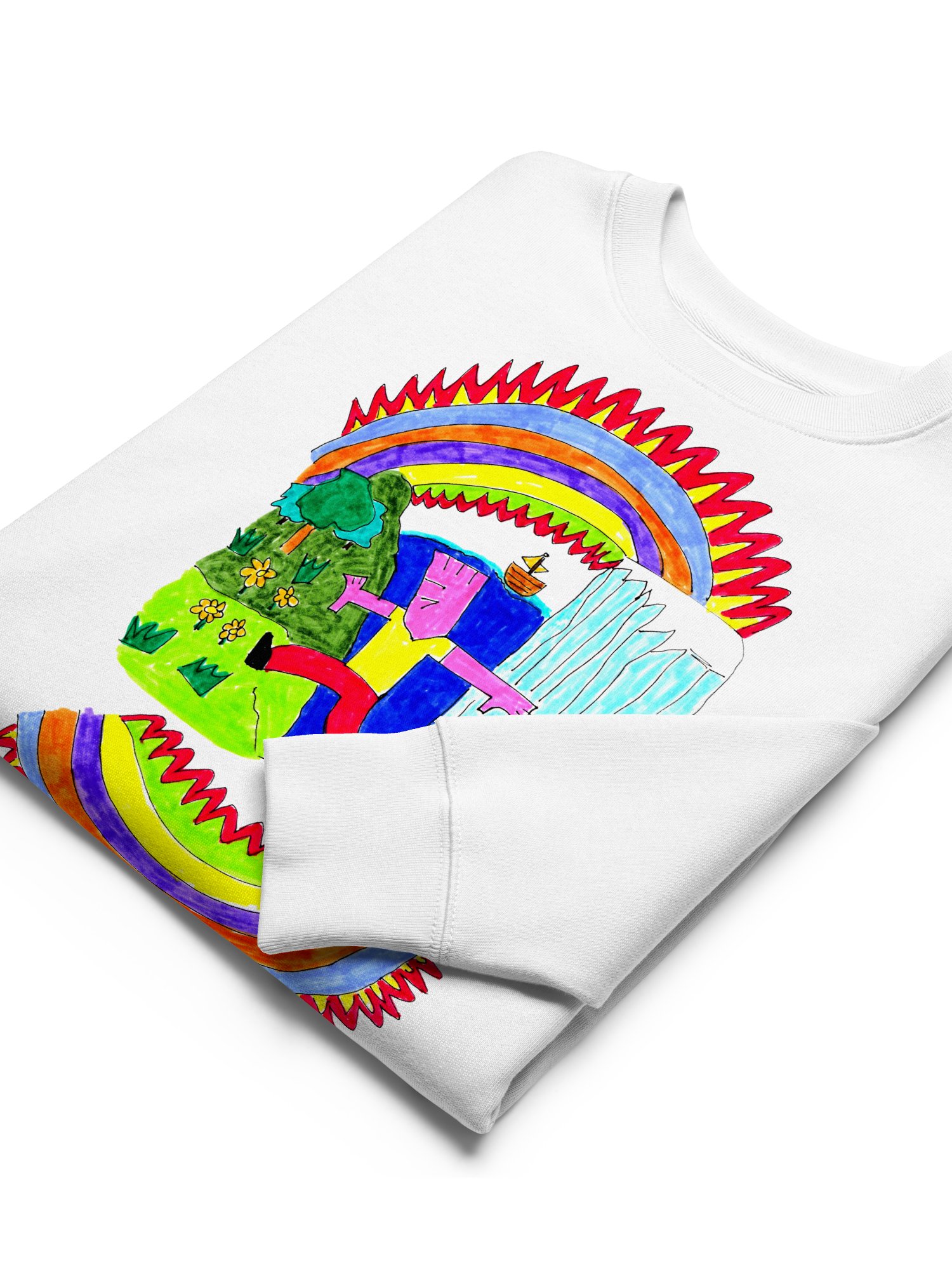 Abstract Lands Beyond Unisex Eco Sweatshirt product image (36)