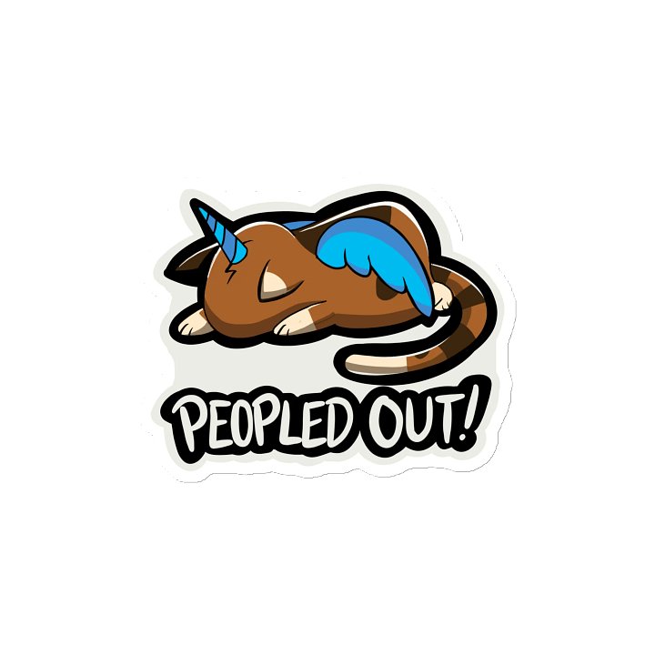 Peopled Out Magnet product image (2)