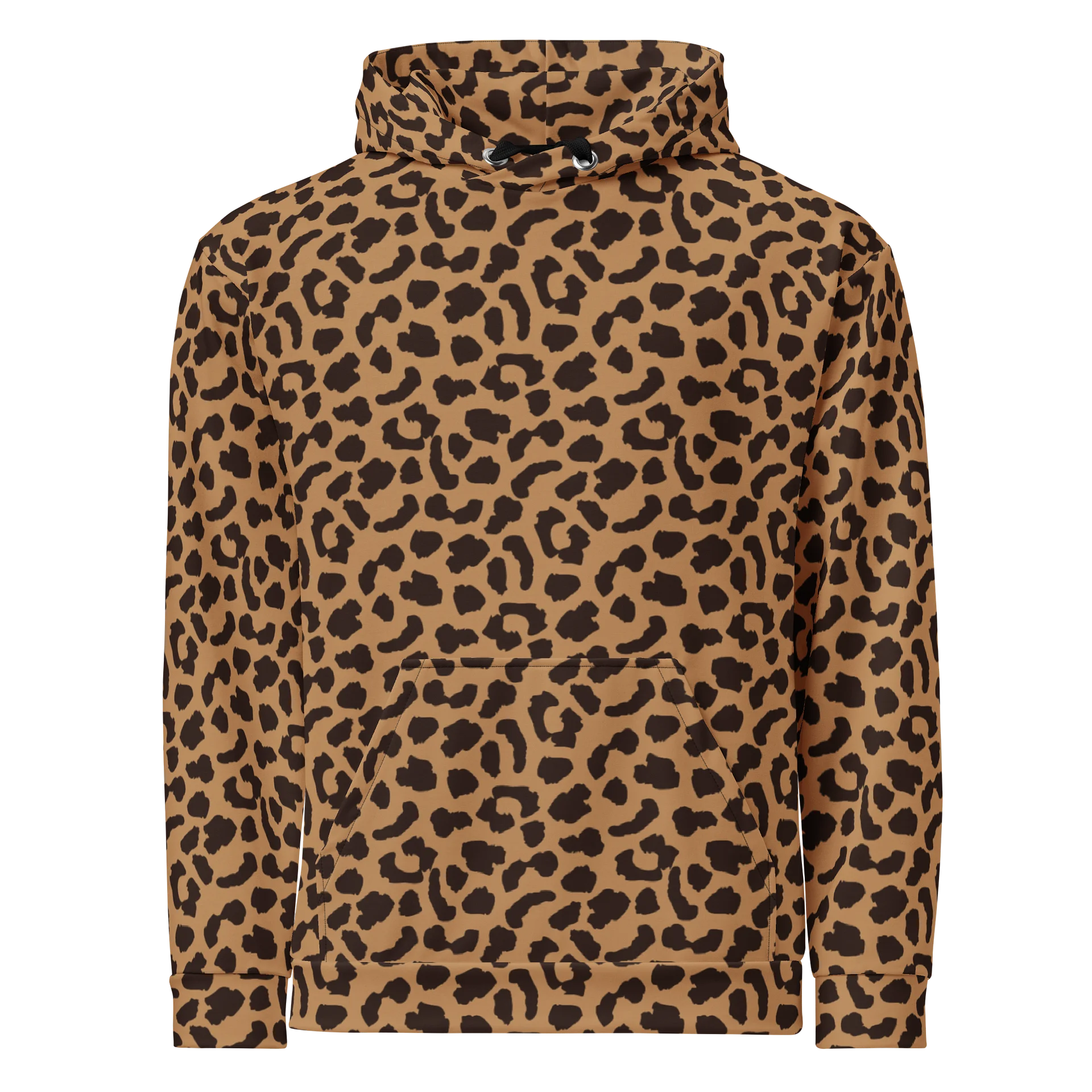 Bold Leopard Print Hoodie for Casual Streetwear product image (2)