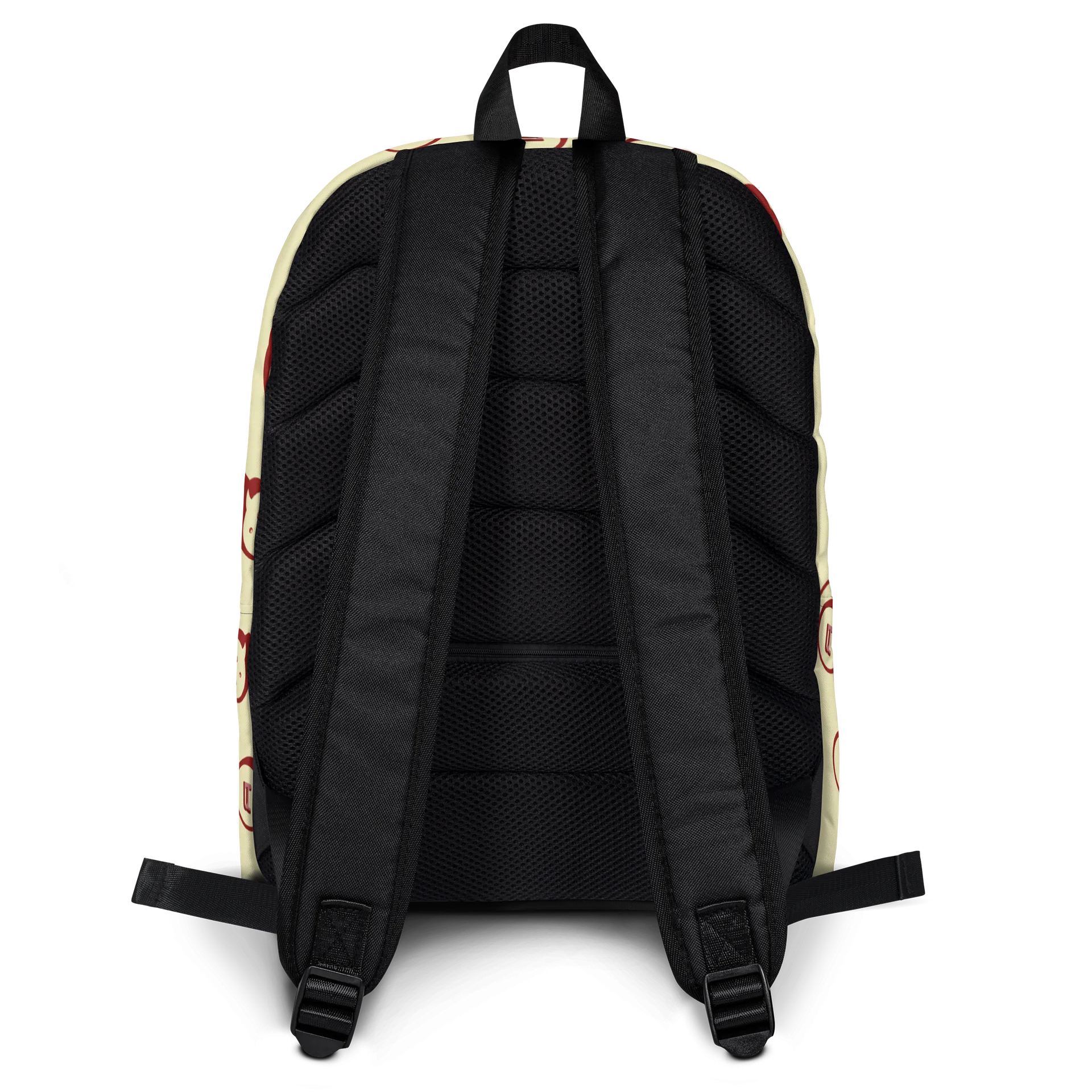 Run Button Logo All Over Print Backpack - Red product image (2)