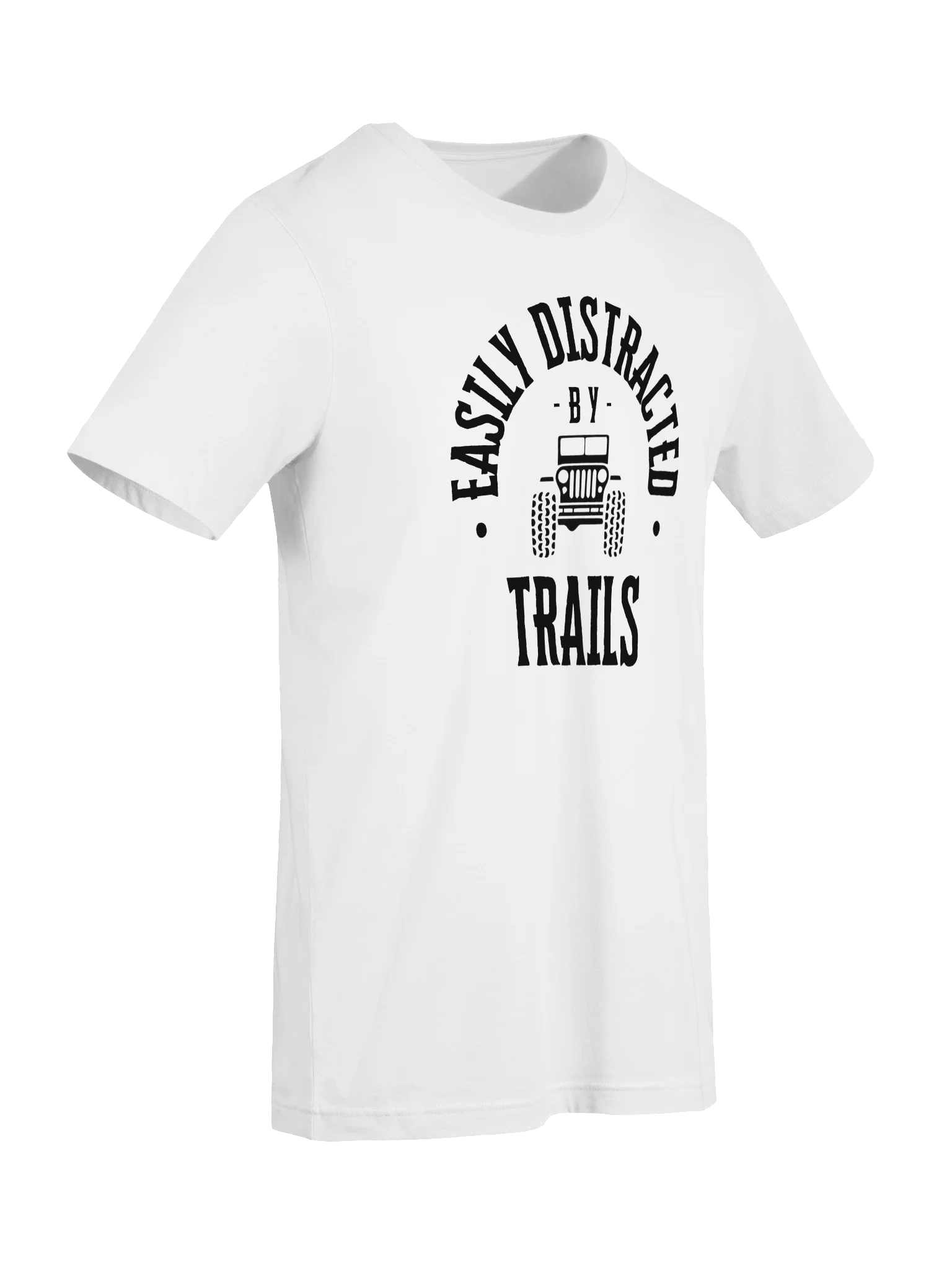 Distracted by Trails Supersoft Tee - Black Logo product image (7)