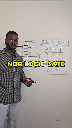 NOR Logic Gate - Solve for Output Y

Check out the webpage: https://professorgovalla.com/

Follow me on: 
YouTube: https://ww...