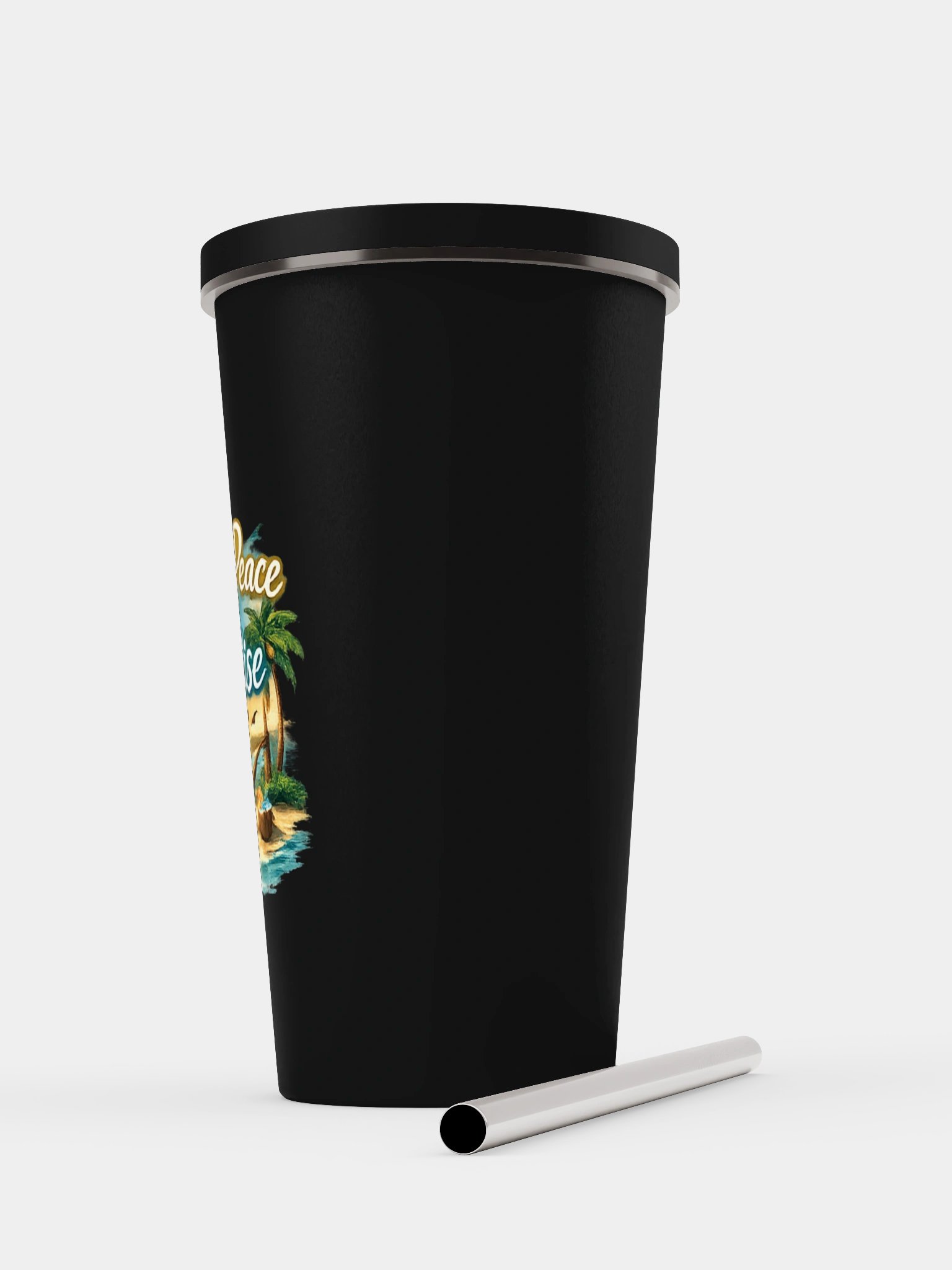 Perfect Peace in Paradise Insulated Tumbler with Straw product image (5)