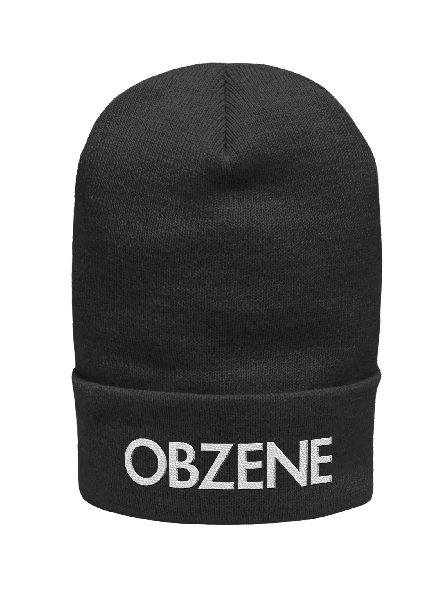 The Minimalist Beanie - BLACK BEANIE EMBROIDERED LOGO product image (1)