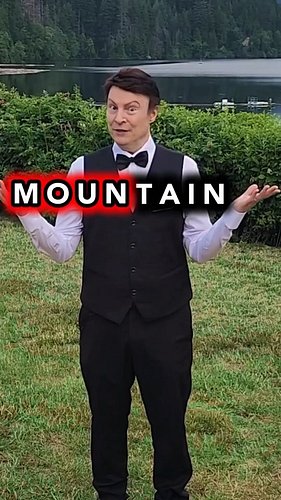 Is your pronunciation advanced? How do you say mountain?  #englishpronunciation