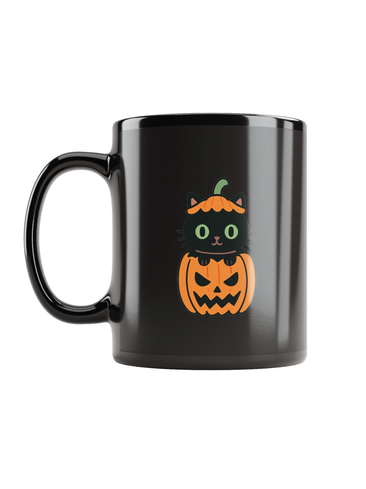 Whimsical Cat in Pumpkin Mug product image (3)