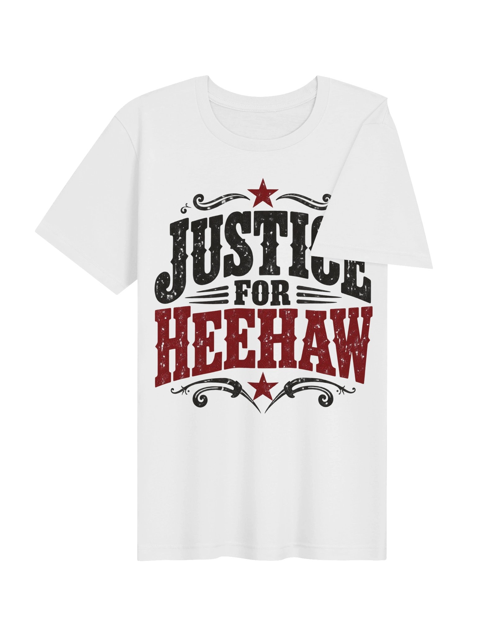 Justice For HeeHaw Star -Black -And-Red product image (4)