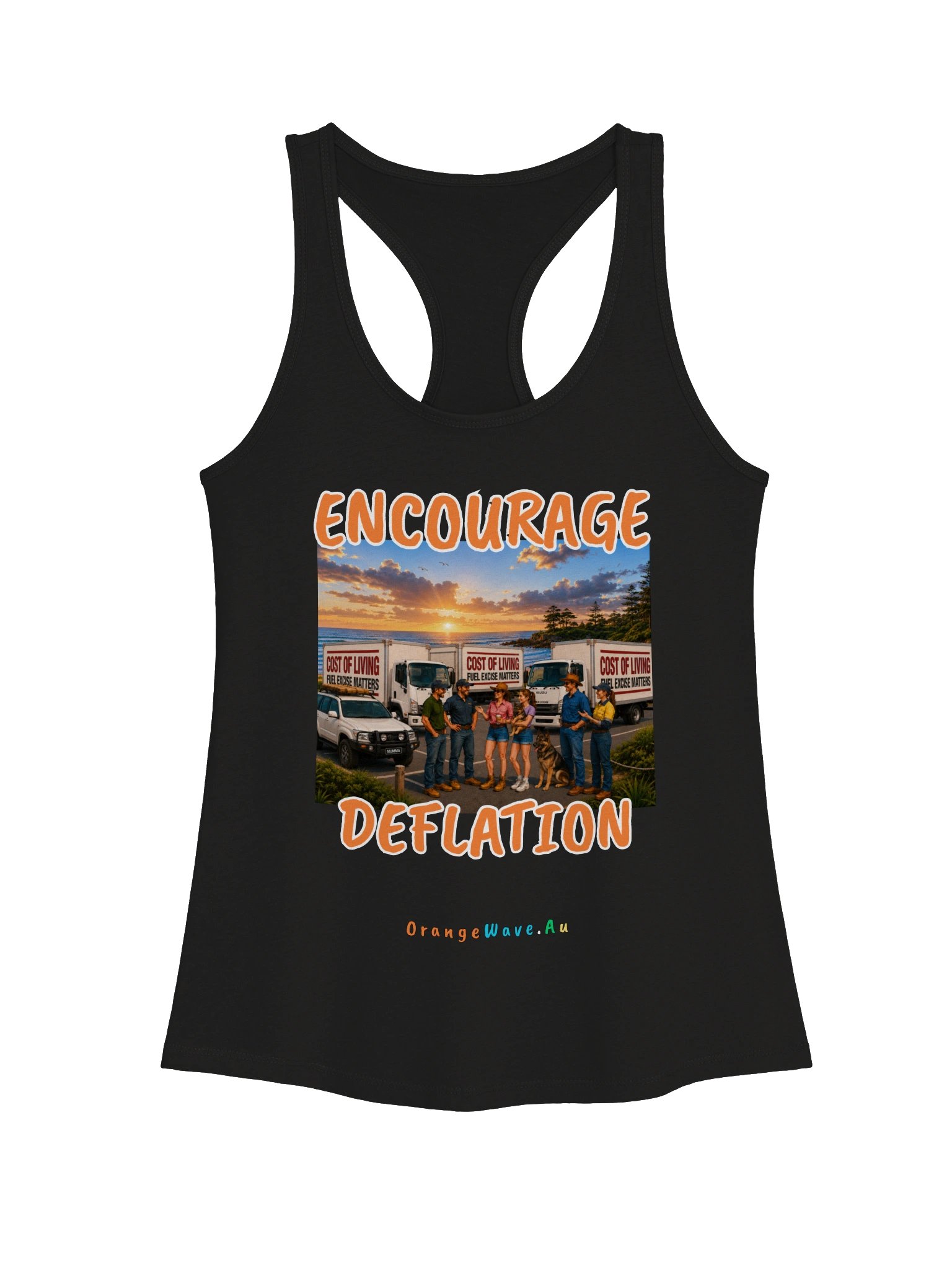 Encourage Deflation Protest Tank product image (4)
