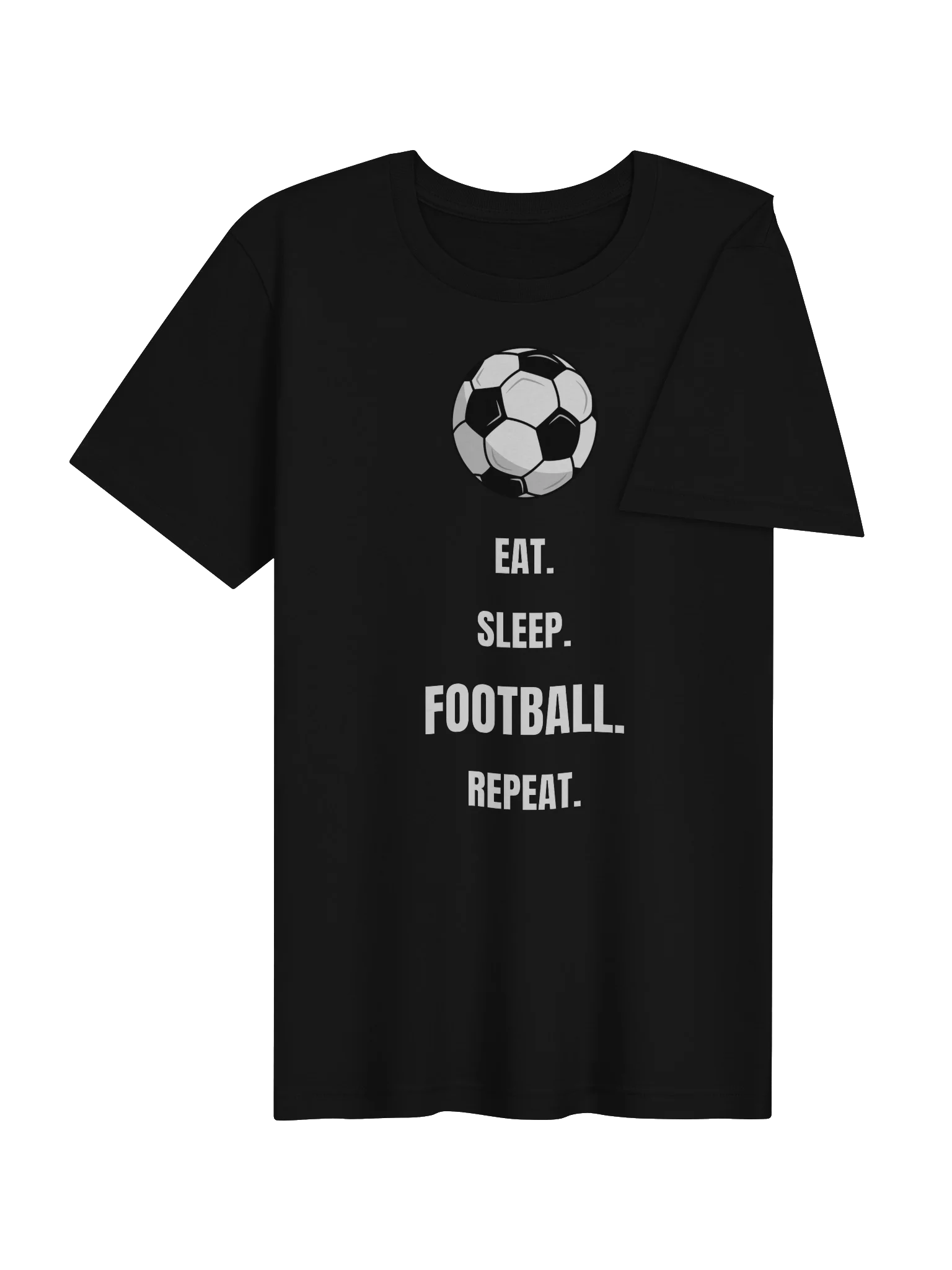Eat Sleep Football Repeat Shirt | Soccer Fan T-Shirt | Football Lover Gift product image (4)