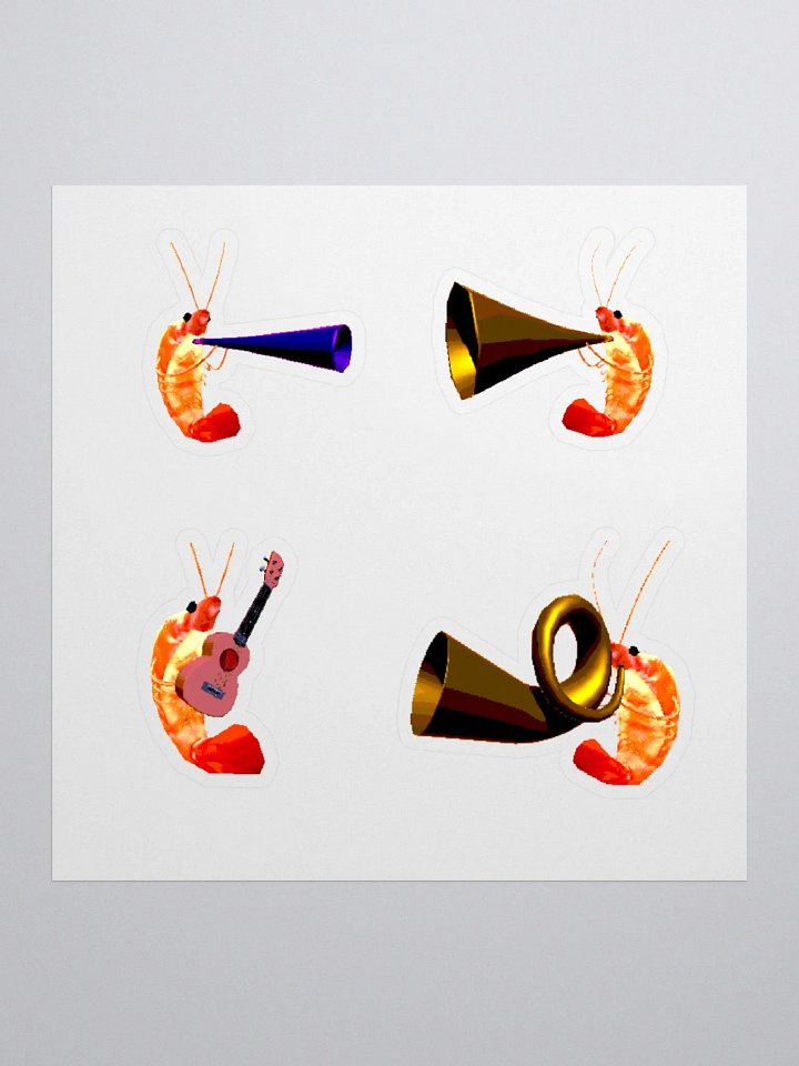Shrimp Quartet Sticker Pack product image (1)