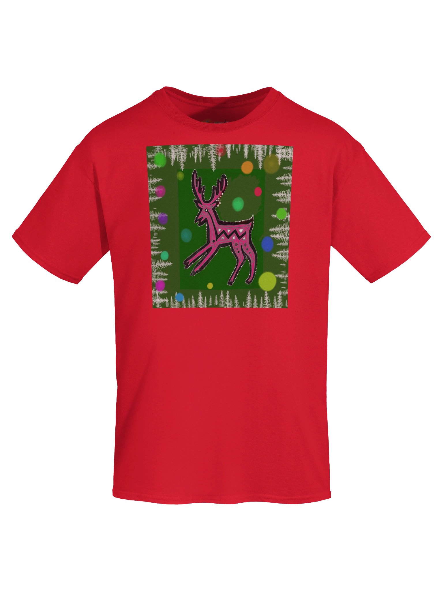 ArtyWear Tee of the Month - Dec '25 'Happy Holiday Deer' product image (7)