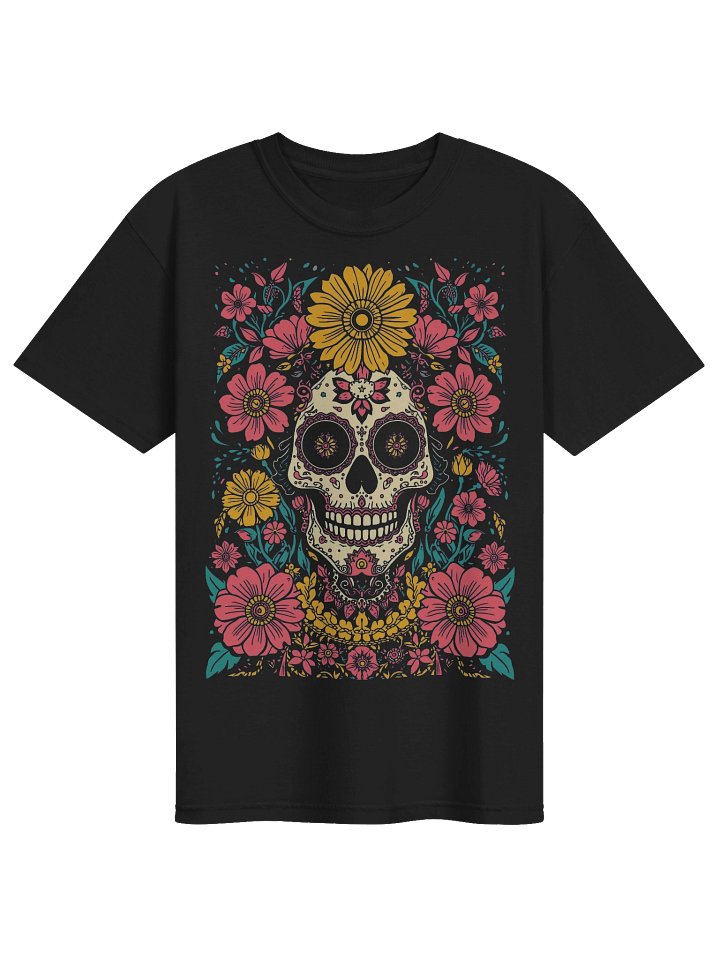 Ornate Sugar Skull Heavyweight Tee product image (1)
