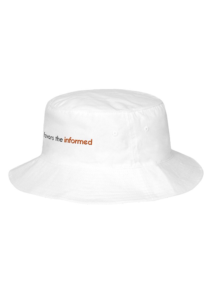 informed.now Flexfit Bucket Hat (White) product image (2)