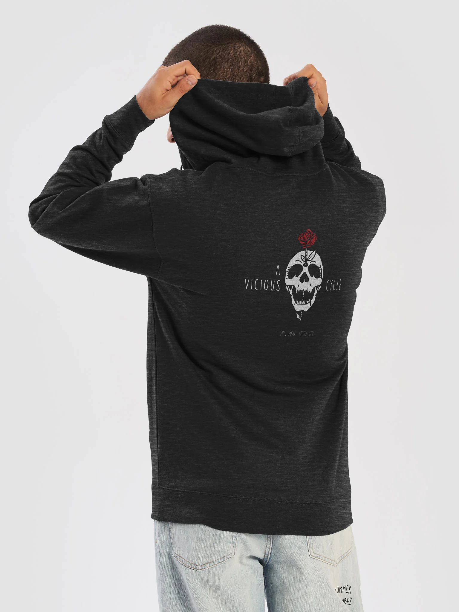 A Vicious Cycle Skull Hoodie product image (2)