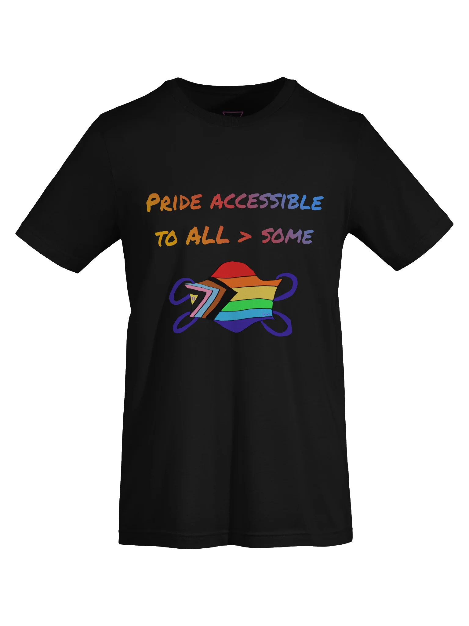 Pride Accessible to ALL>Some tee product image (5)