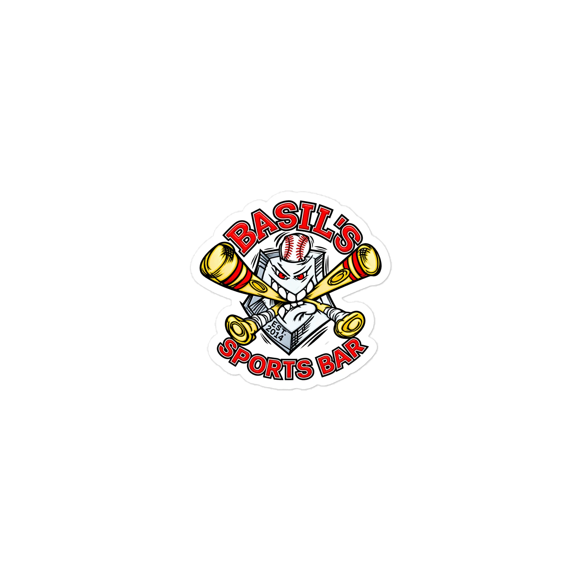 Basil's Sports Bar Die-Cut Logo Decal product image (1)