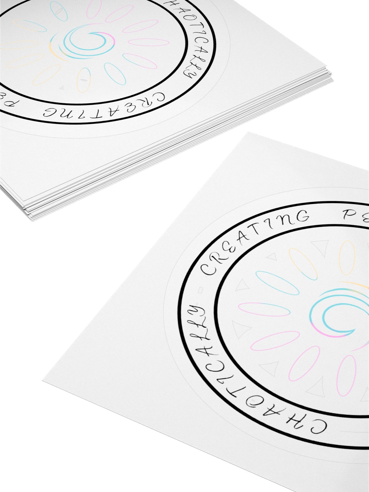 Peace Wave Chaotically Creating Peace Sticker #2 product image (4)