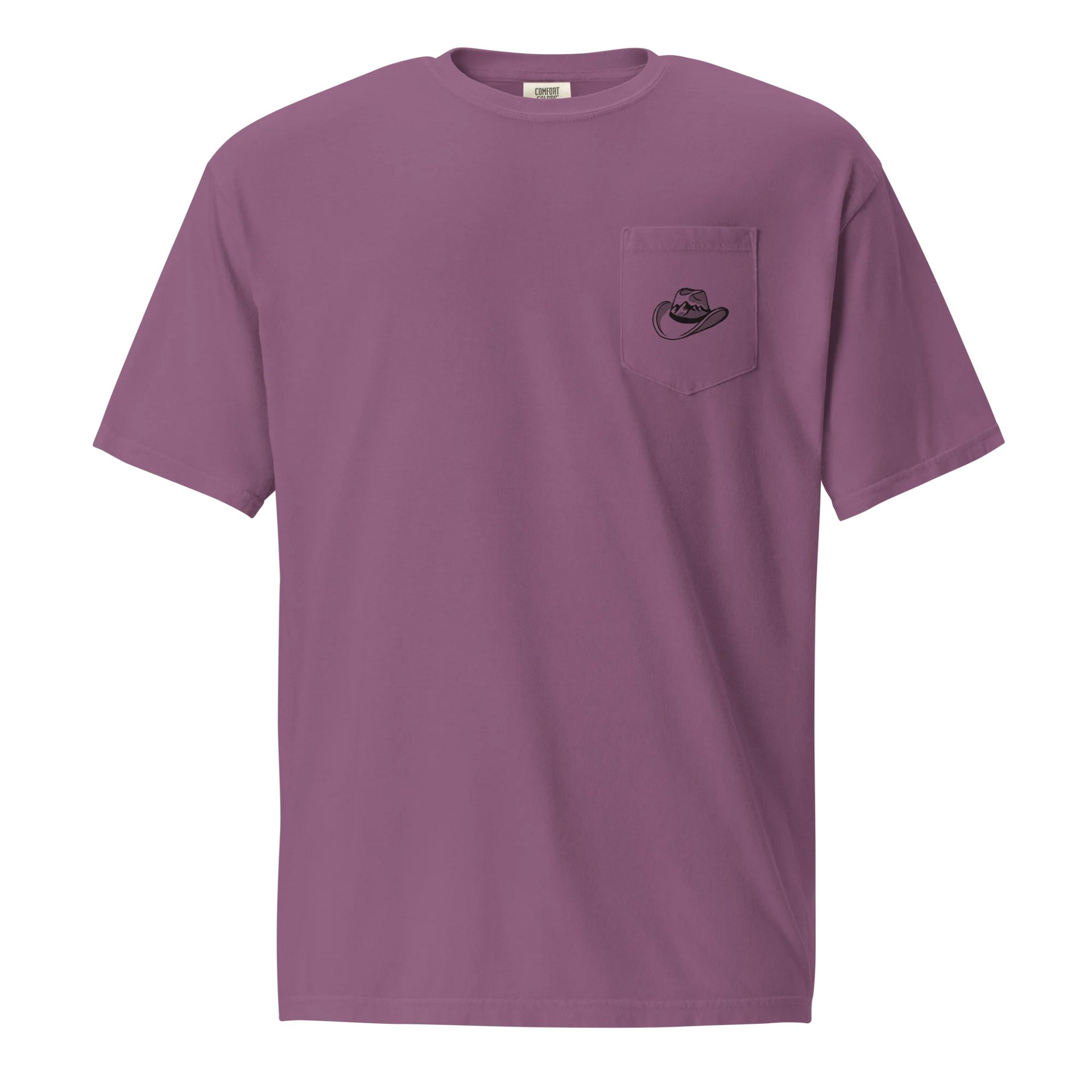 Crag Cowboy (front and back) - Pocket Tee [Unisex Sizing] product image (4)