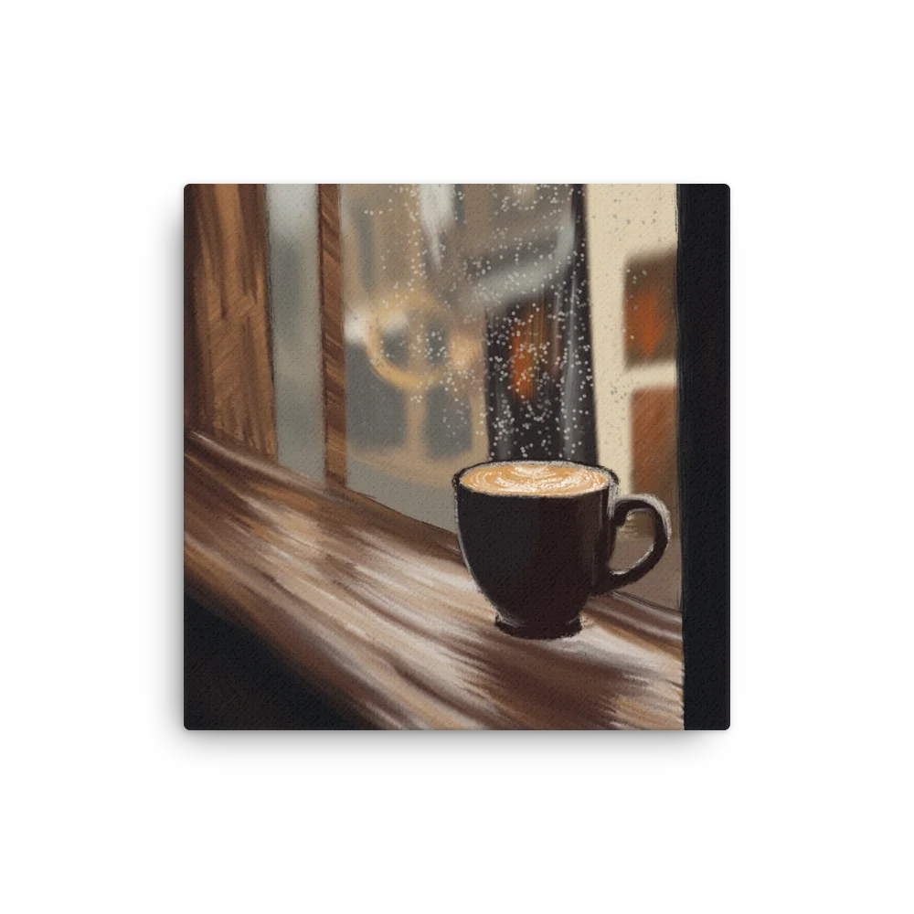 Latte on a rainy fall day product image (1)