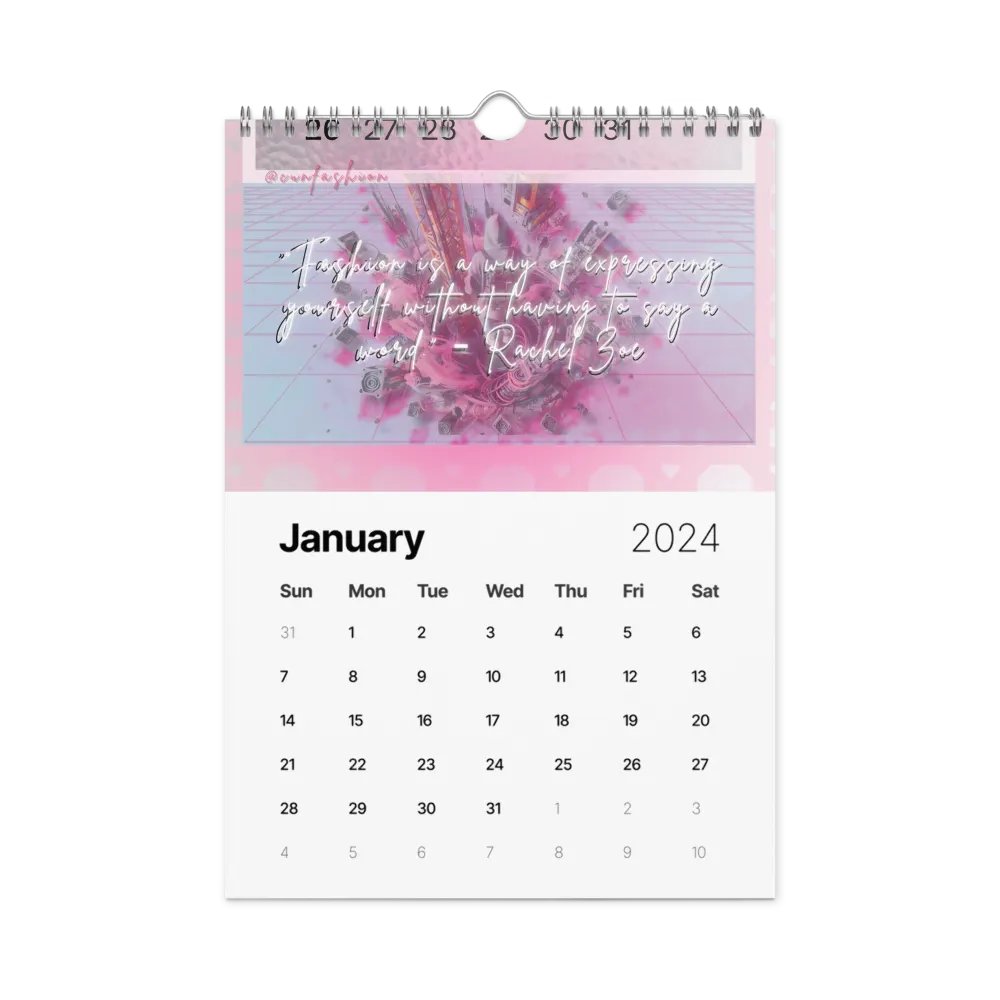 Cun's Fashion Inspiration Calendar product image (6)