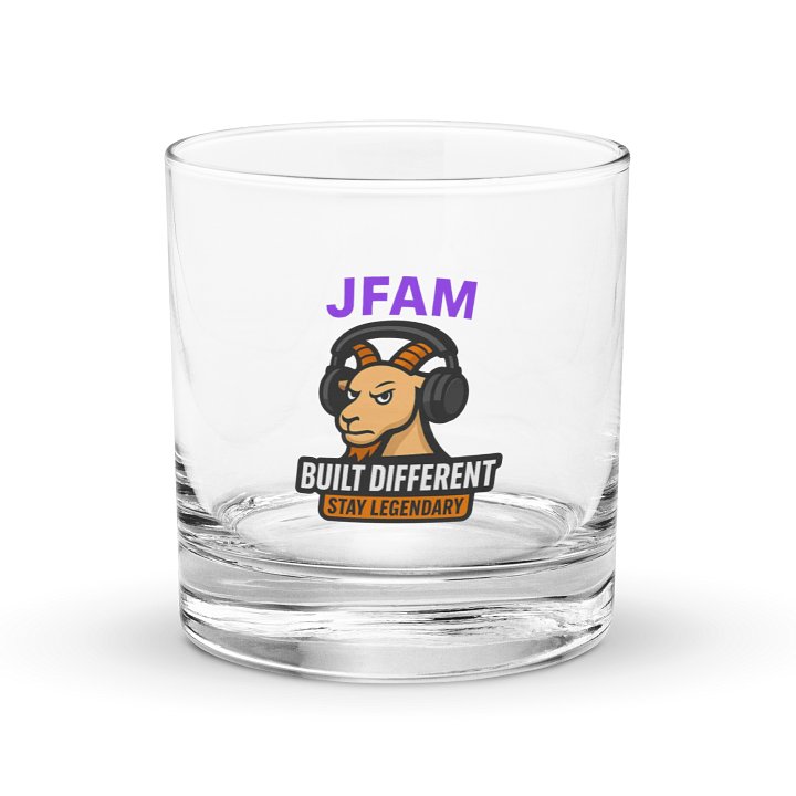 Legendary JFAM Goat Head Rocks Glass product image (1)