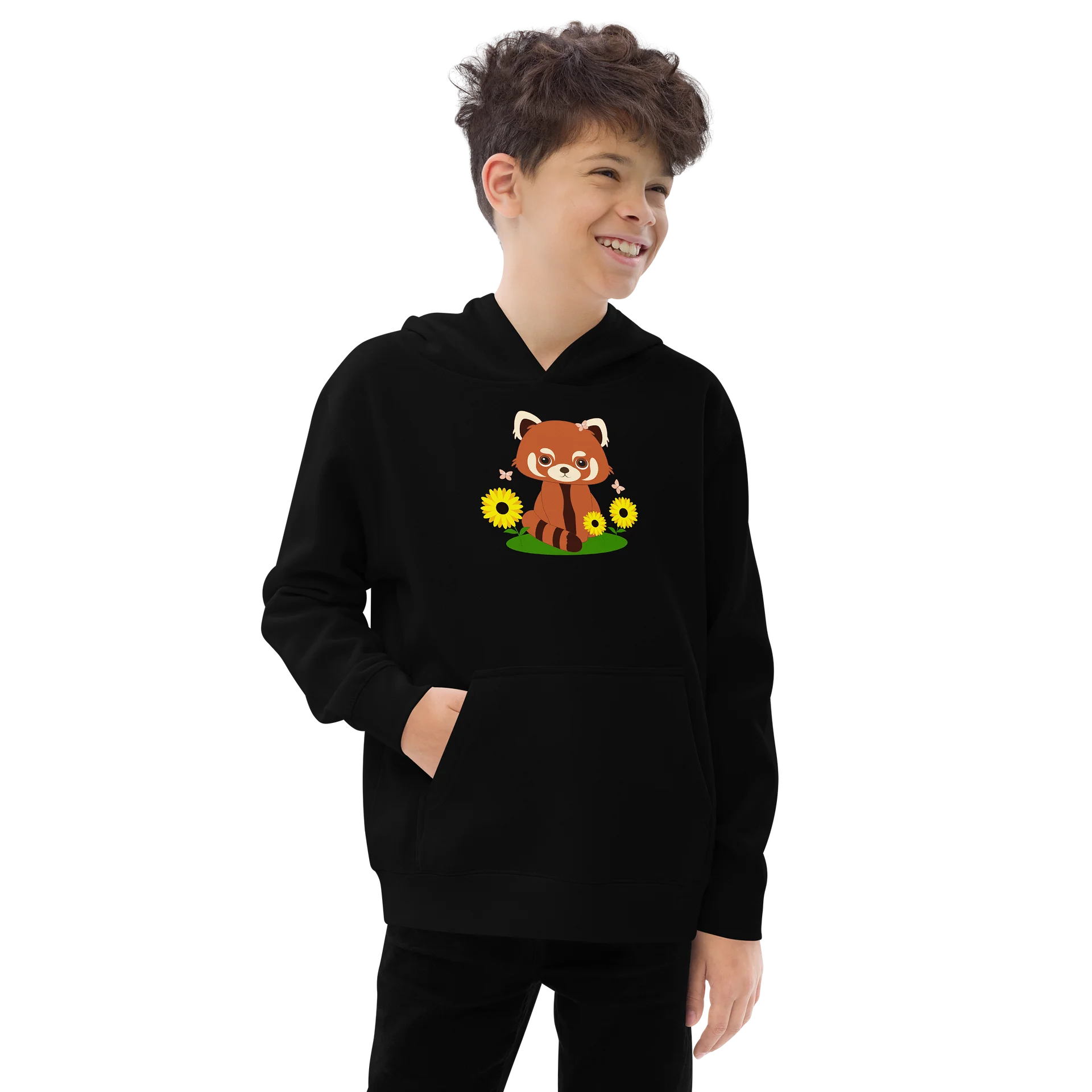 Soft Paws & Petals Red Panda Youth Pullover product image (2)