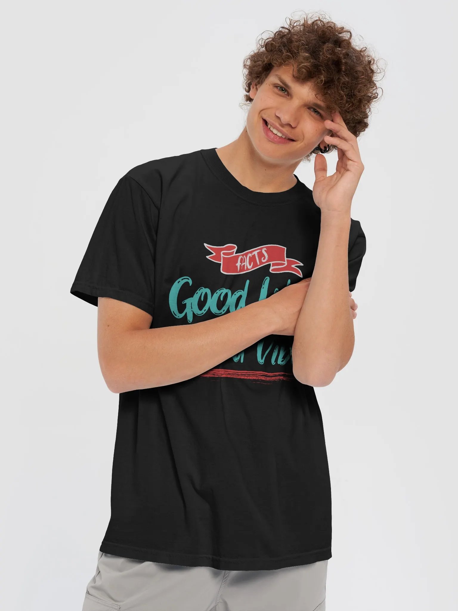 Facts: Good Wife = Good Vibe" T-Shirt product image (5)