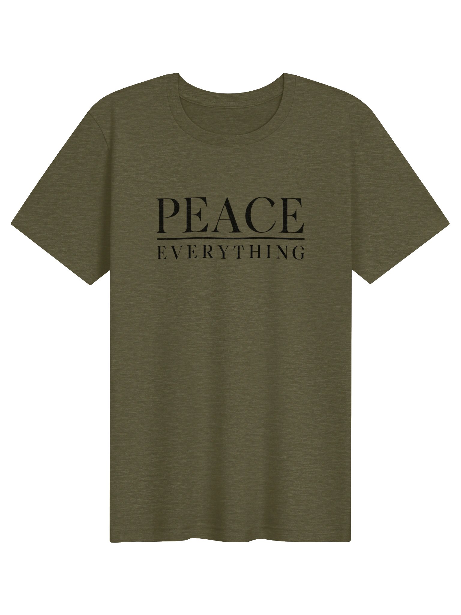Peace Over Everything Minimalist Tee product image (2)
