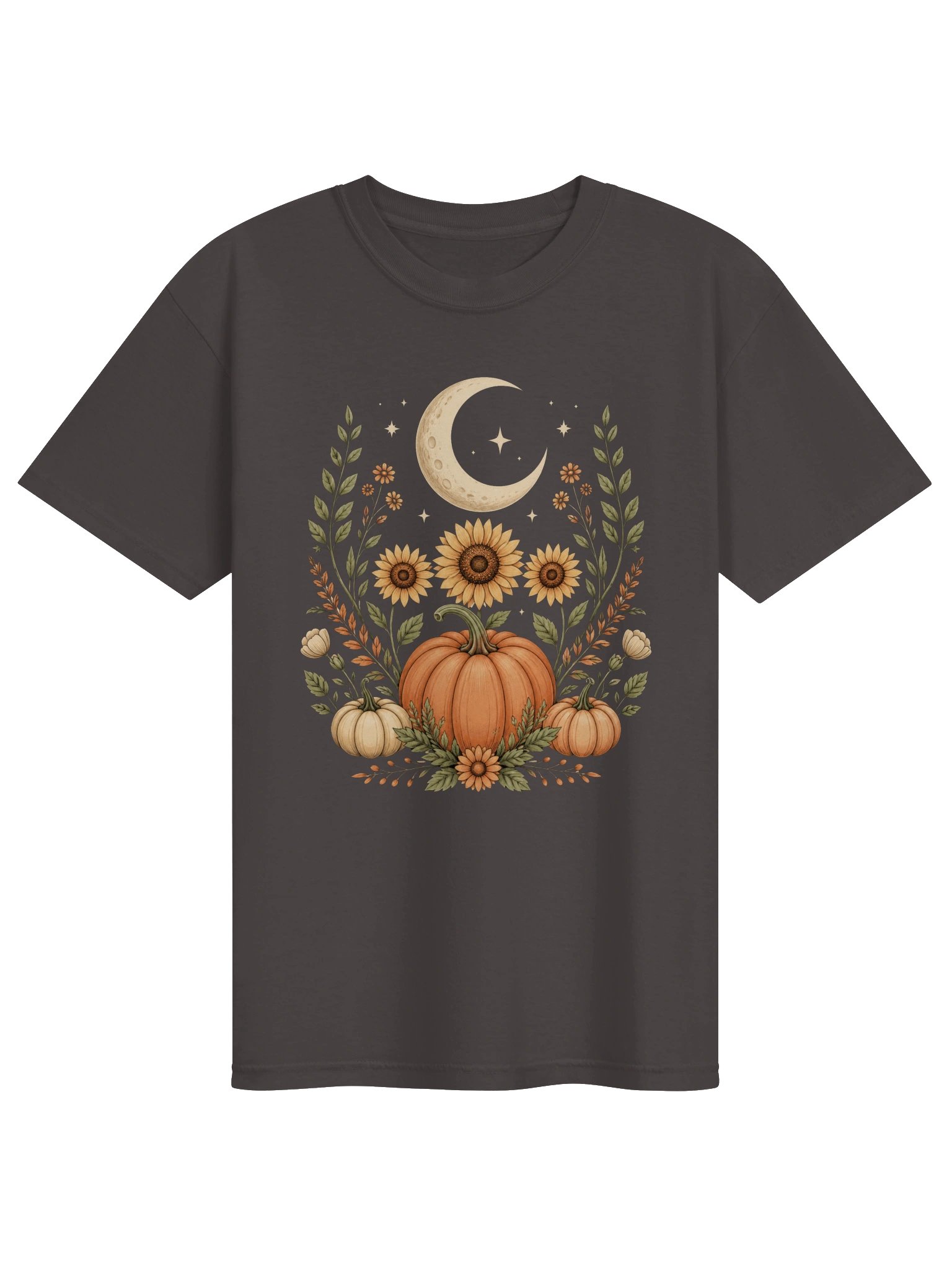 Autumn Moon & Pumpkin Garden Comfort Colors T-Shirt product image (2)