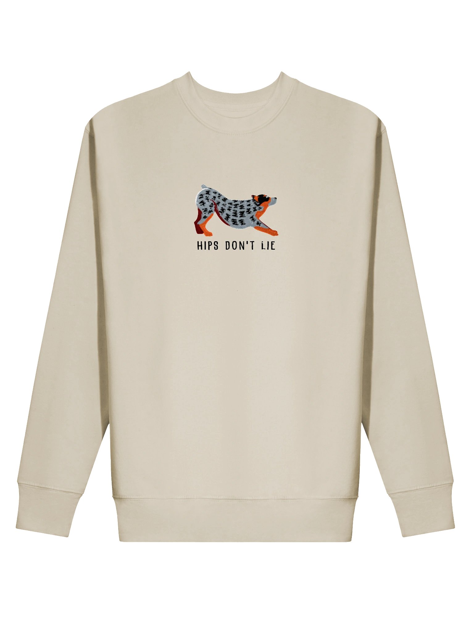 Hips Don't Lie Sweatshirt (Embroidered) of an Australian Cattle Dog(Blue Heeler) product image (72)