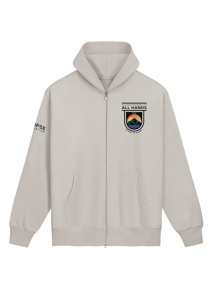 All hands Zipped Hoodie product image (1)
