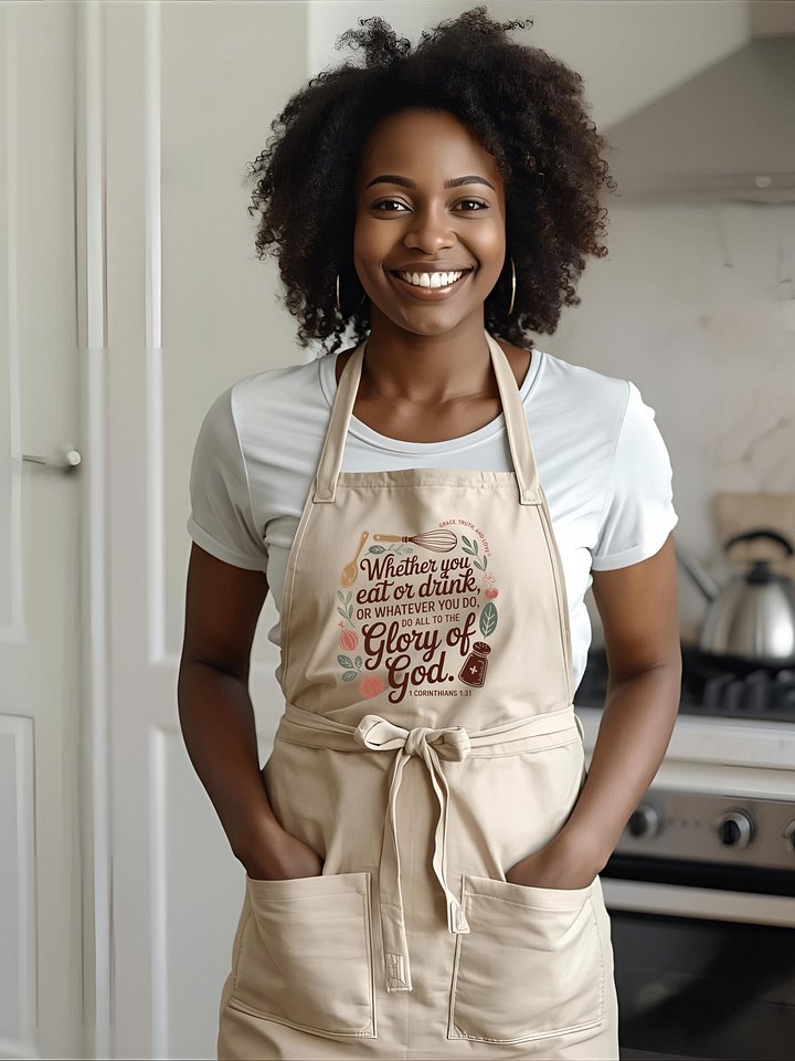 Cook to the Glory of God! Apron product image (1)