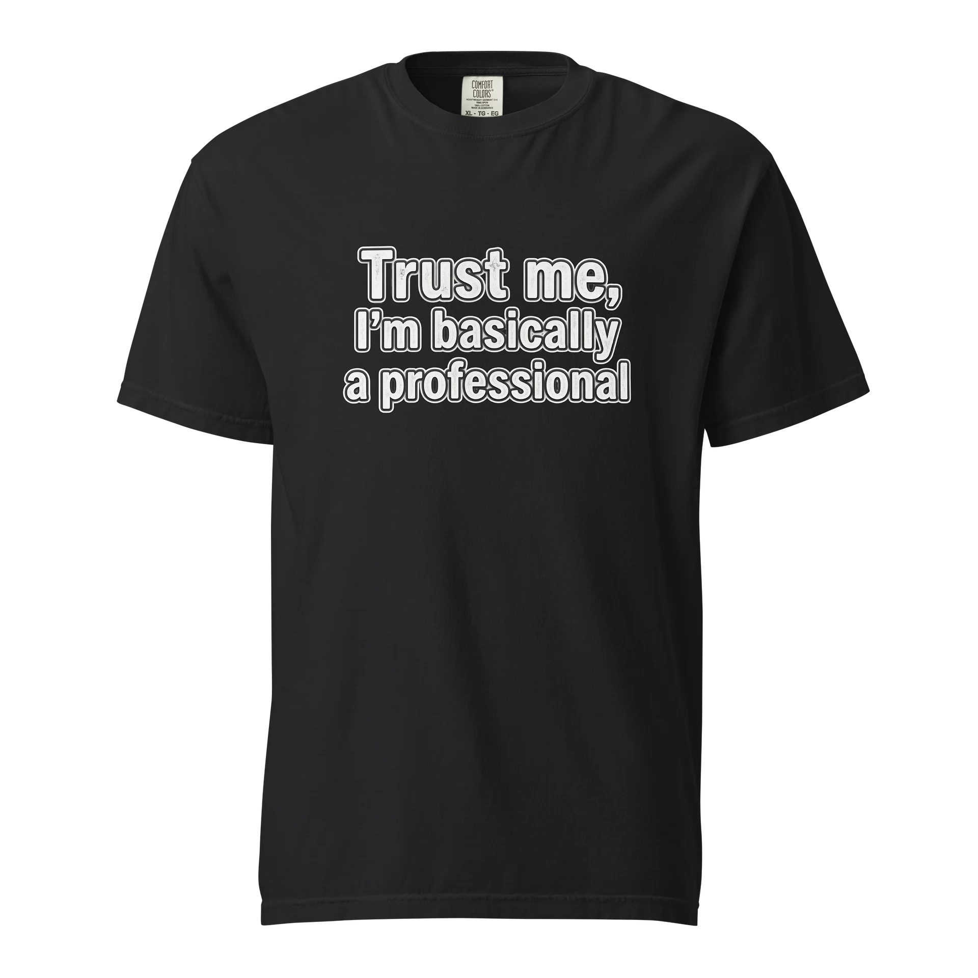 Trust Me, I'm Basically a Professional Tshirt product image (1)