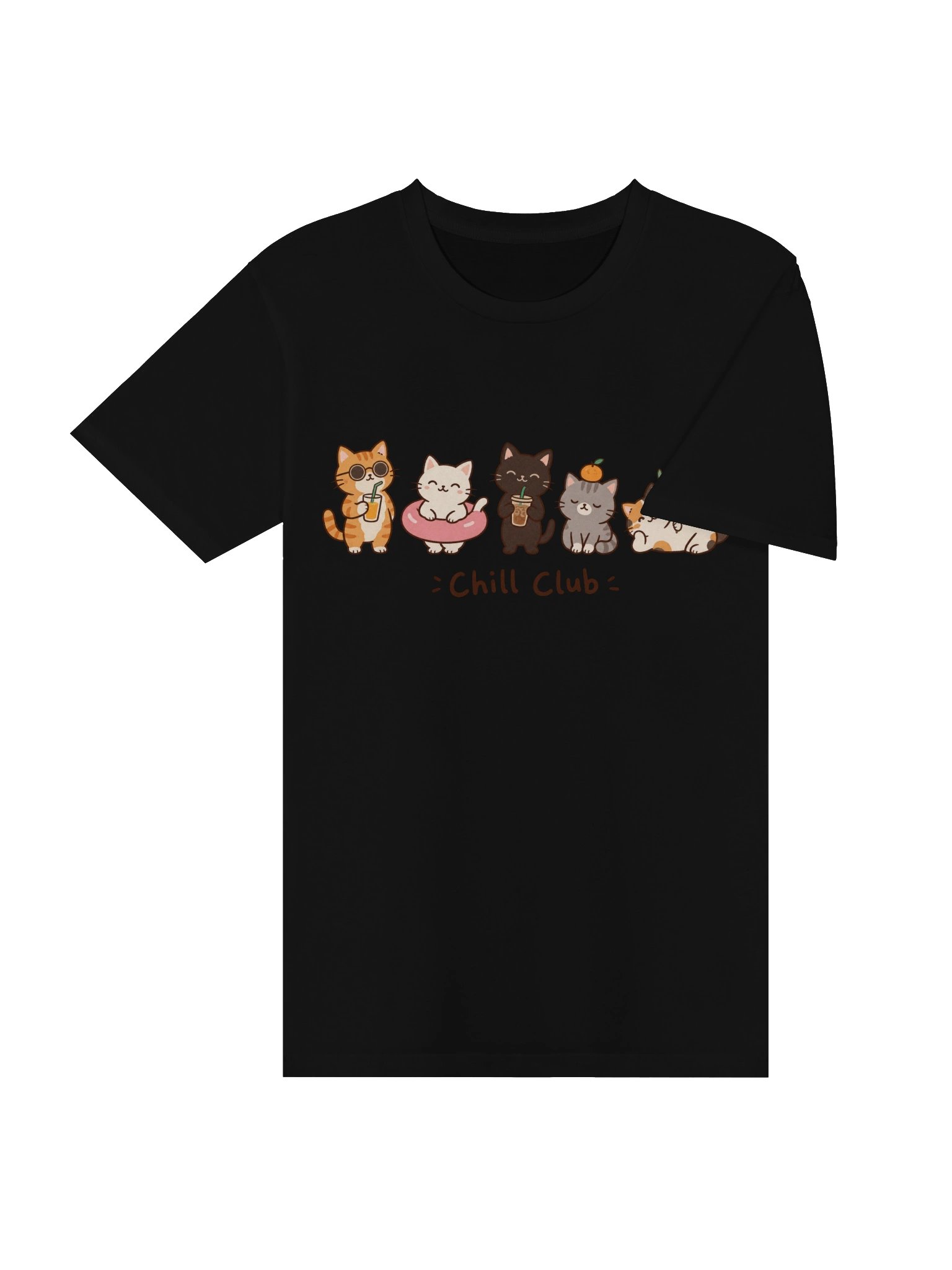 Chill Club Cats T-Shirt – Cute Lazy Cat Tee product image (31)