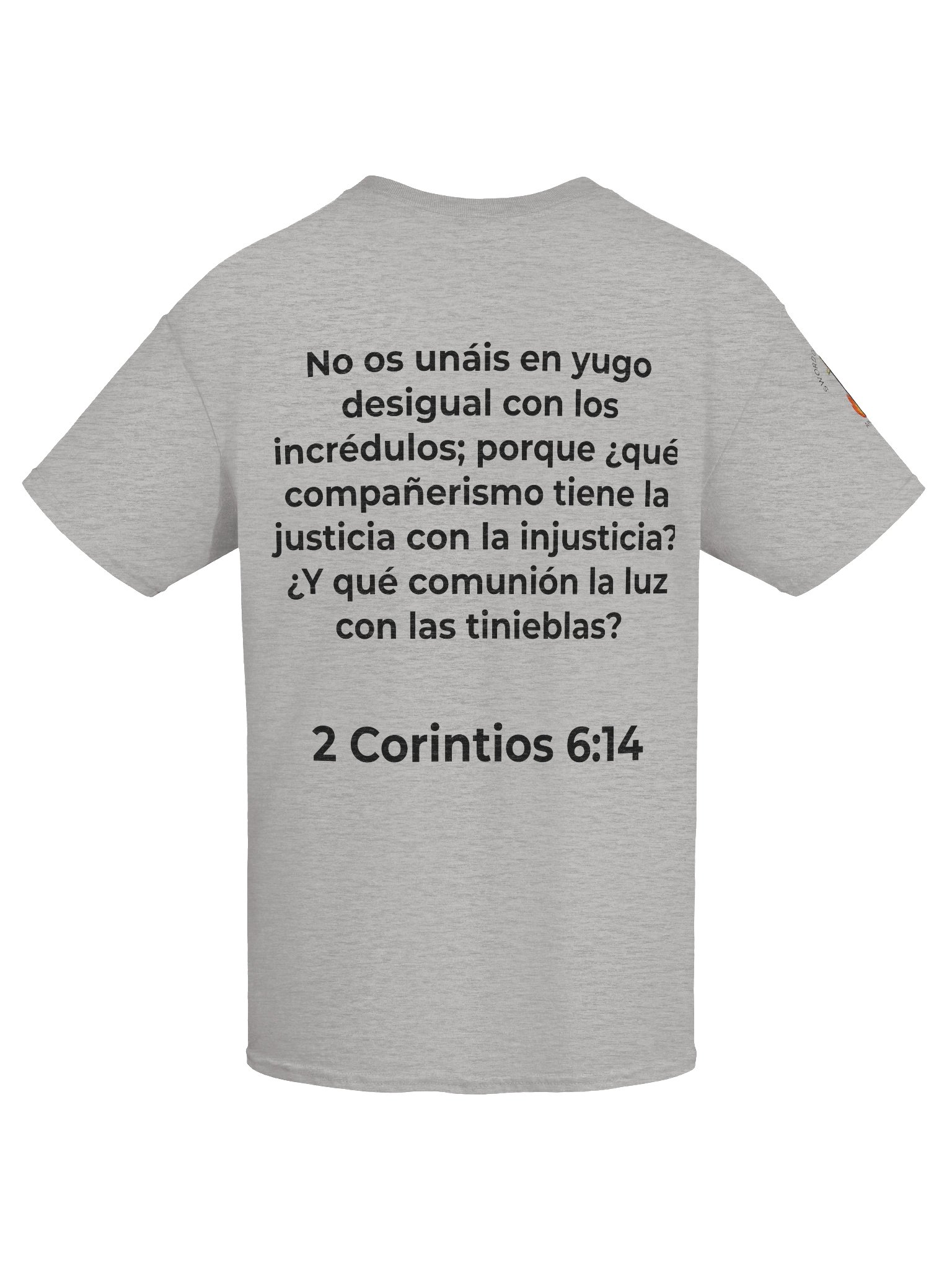 2 Corintios 6:14 "Yugo Desigual" Camisa con Escritura product image (7)